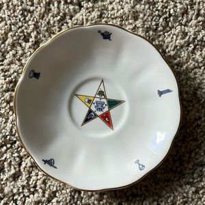 Eastern Star Masonic Collectors Tea Plate
